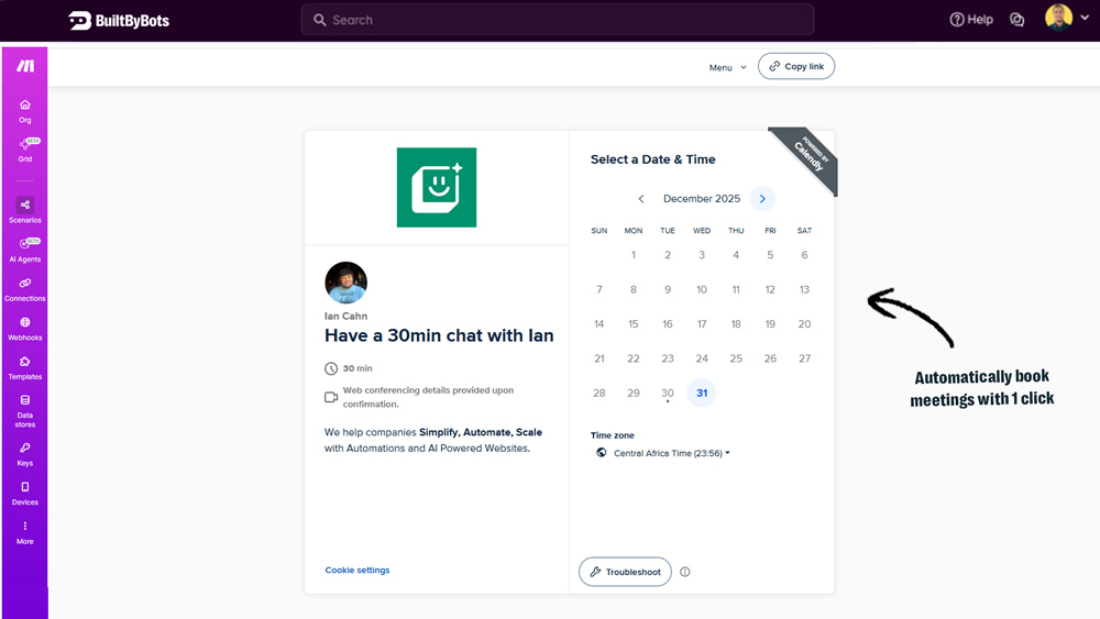 Automation bookings and reviews