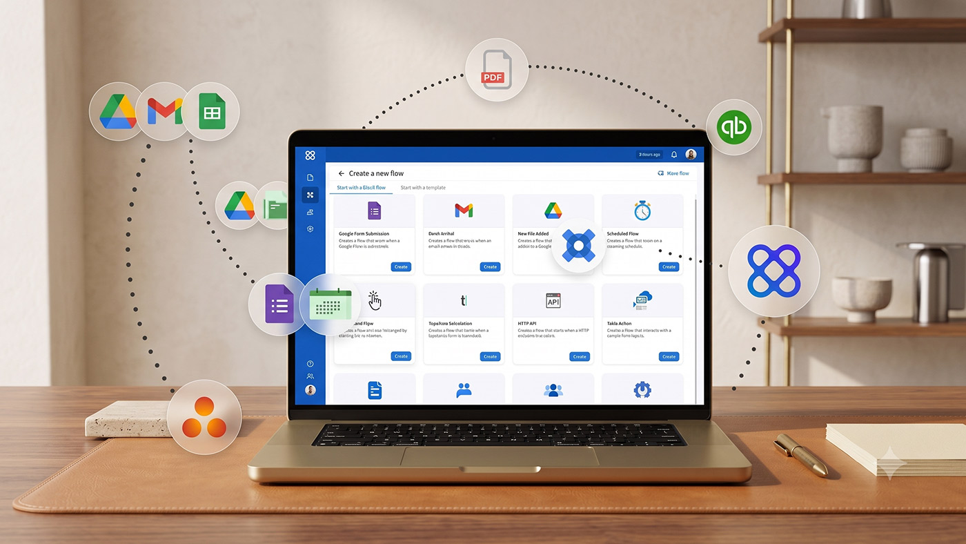 Business Automation workflow illustration