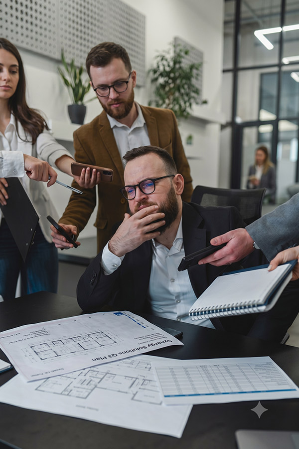 Business owner overwhelmed with admin tasks